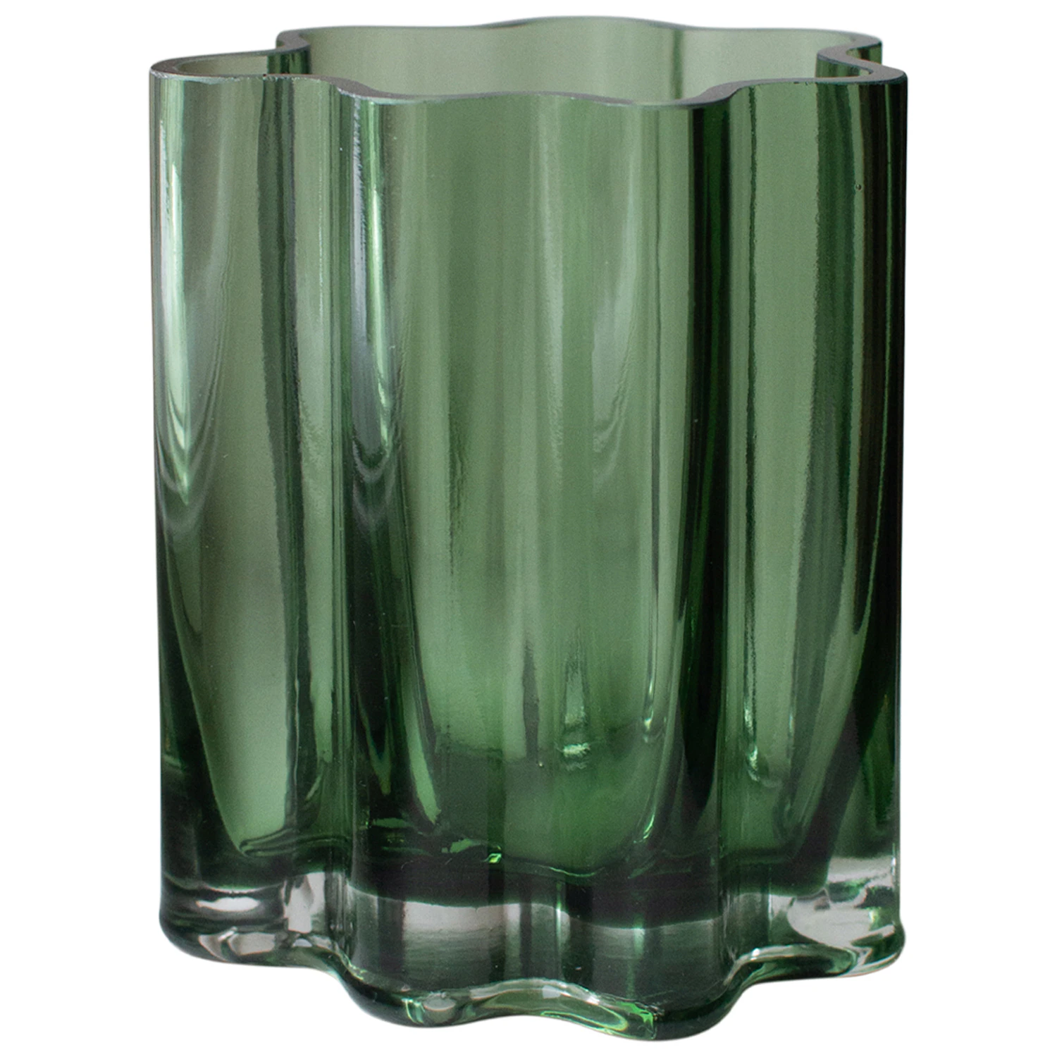 Dbkd Filter Lanterne 13 Cm  -  Lysestaker Glass Gr&oslash;nn - 20231504gr