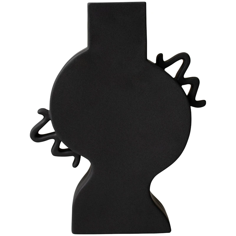 Flat Vase Large, Sort