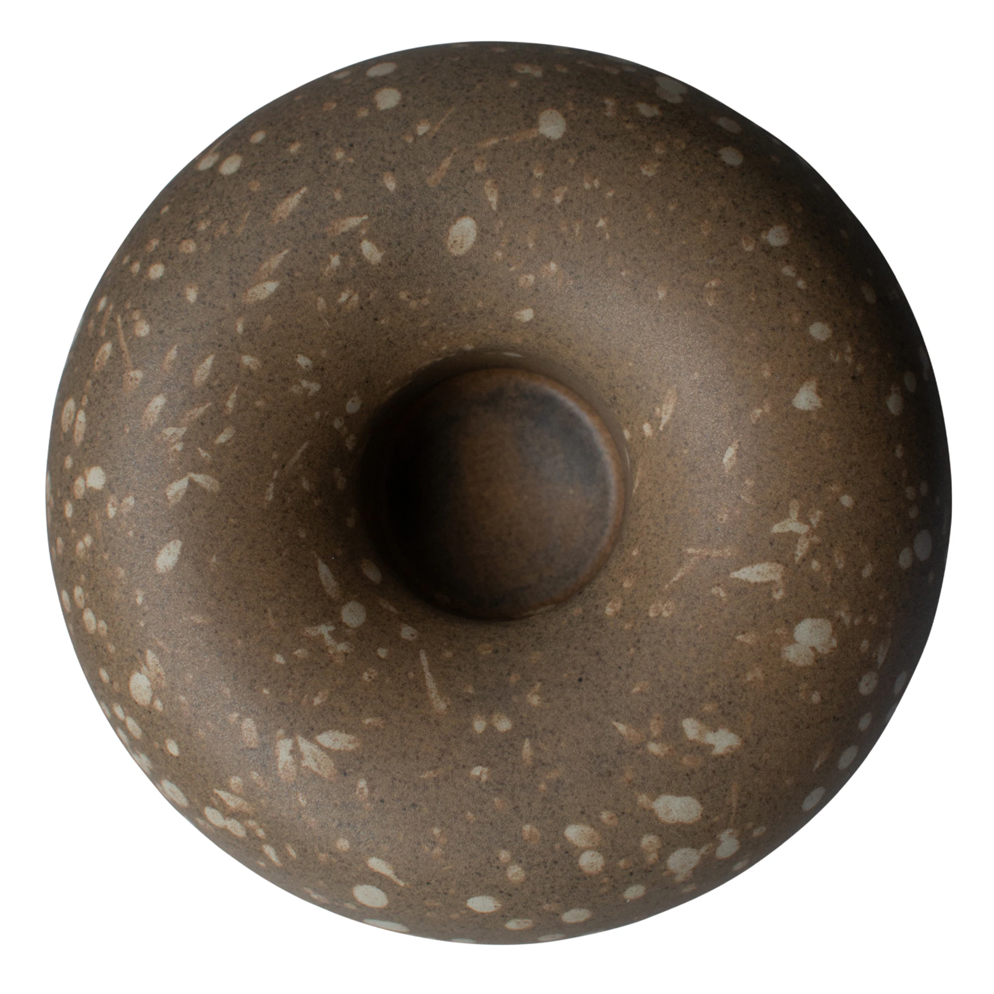 Dbkd Float Lysestake - Lysestaker Keramikk Brown Dot - 20260502BD
