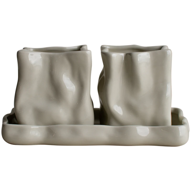 Herb Krukke 2-pk, Creme