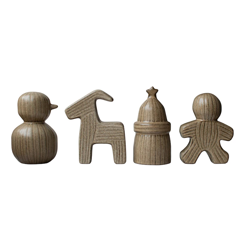 Juletog 4-pk, Beige