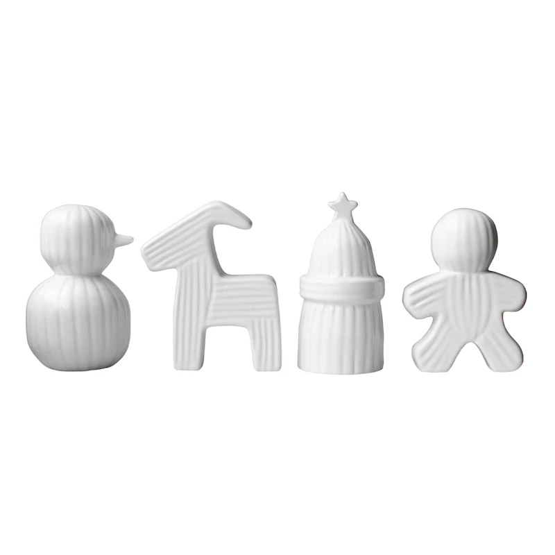 Juletog 4-pk, Shiny White