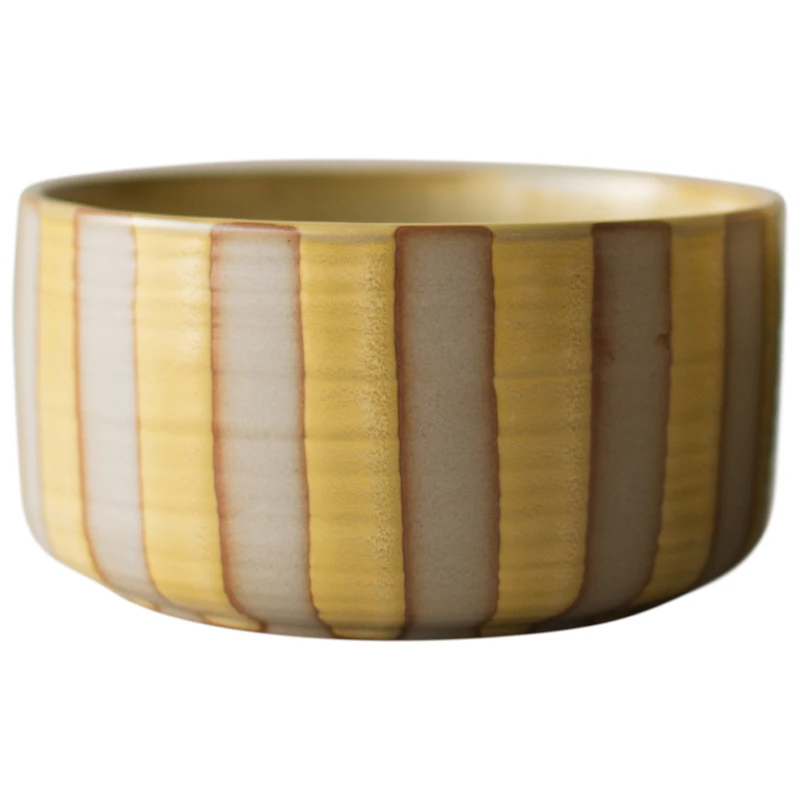 Line Krukke 8 cm, Gul