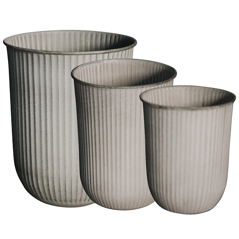 Out Stripe Krukker 3-pk, Beige
