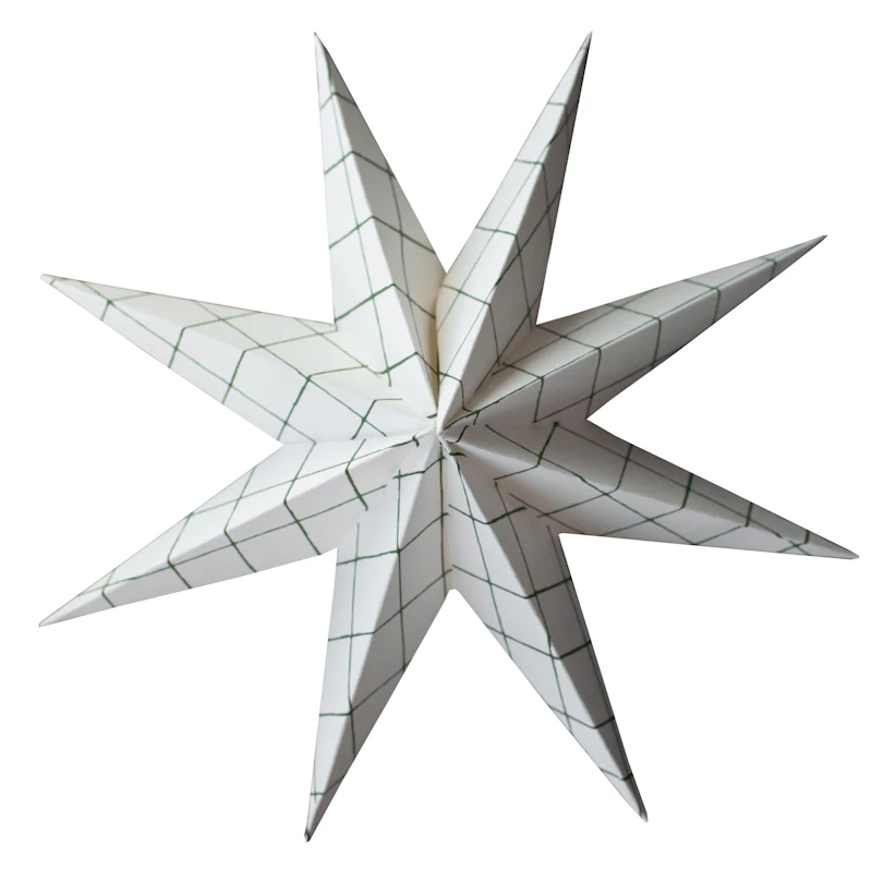 Paper Julestjerne Stor, Square White