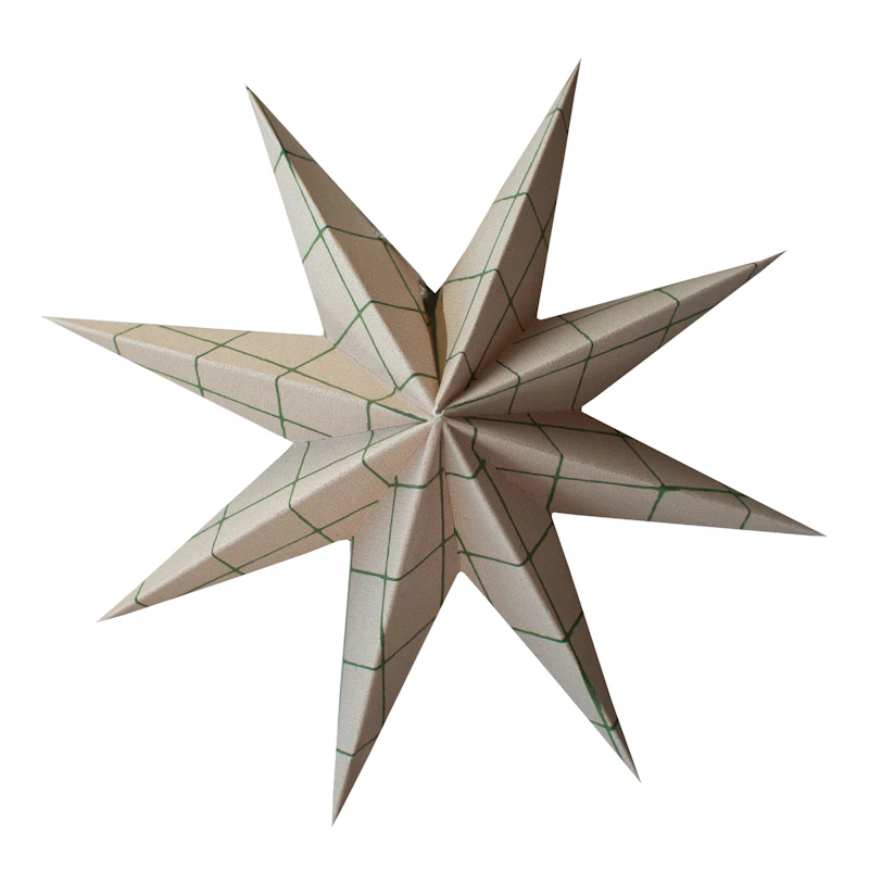 Paper Julestjerne Medium, Square Sand