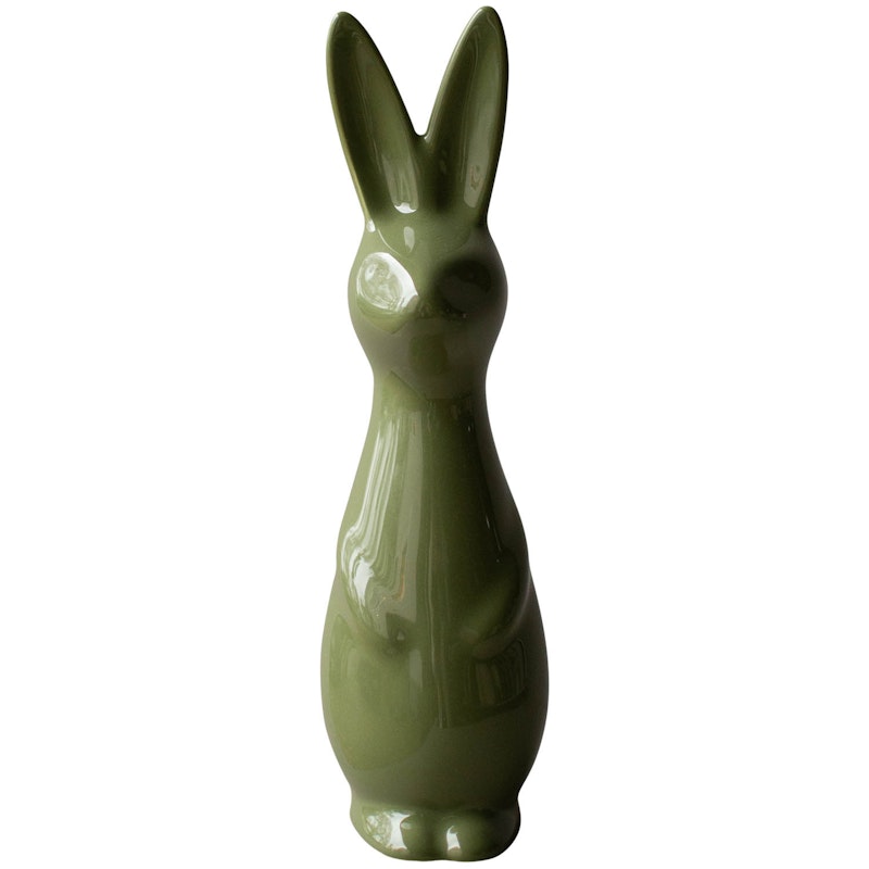 Swedish Rabbit Dekorasjon 27 cm, Shiny Green