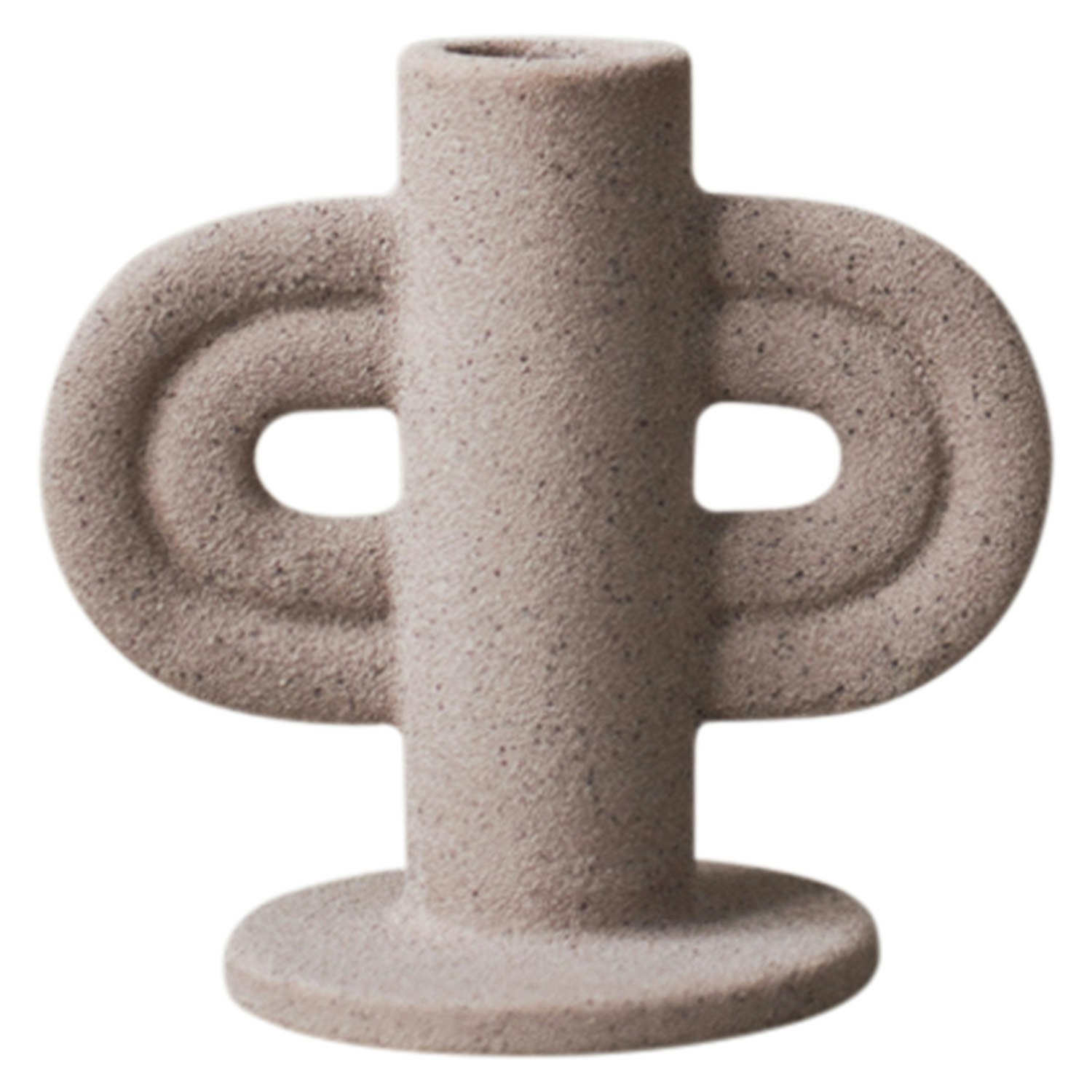 Dbkd Swirl Lysestake Similar  -  Lyslykter Steingods Nude - 20231002N