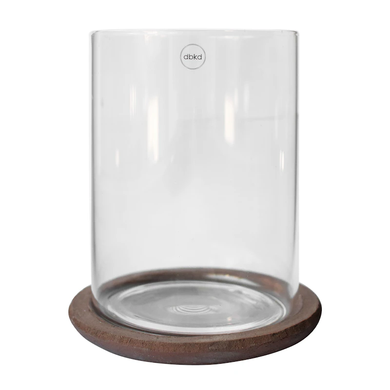 Terra Lyslykte 21,5 cm, Brun