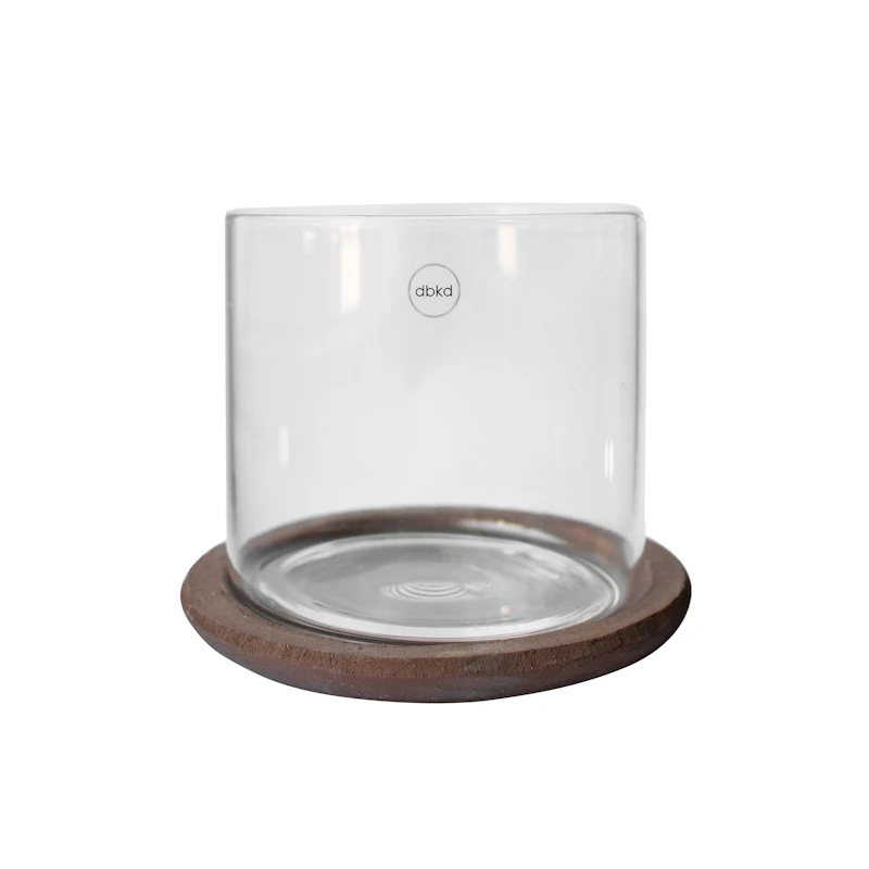 Terra Lyslykte 15 cm, Brun
