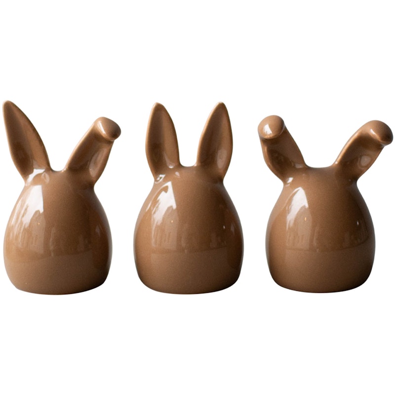 Tripltes Dekorasjon 3-pk, Shiny Nougat