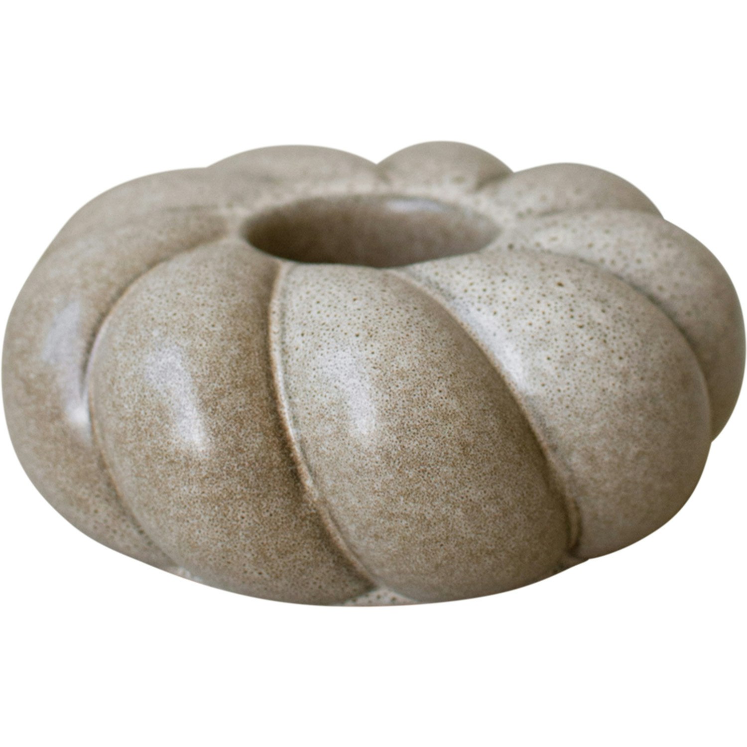 Dbkd Twine Lyslykte &Oslash;14 Cm  -  Lysestaker Steingods Beige - 20230601be