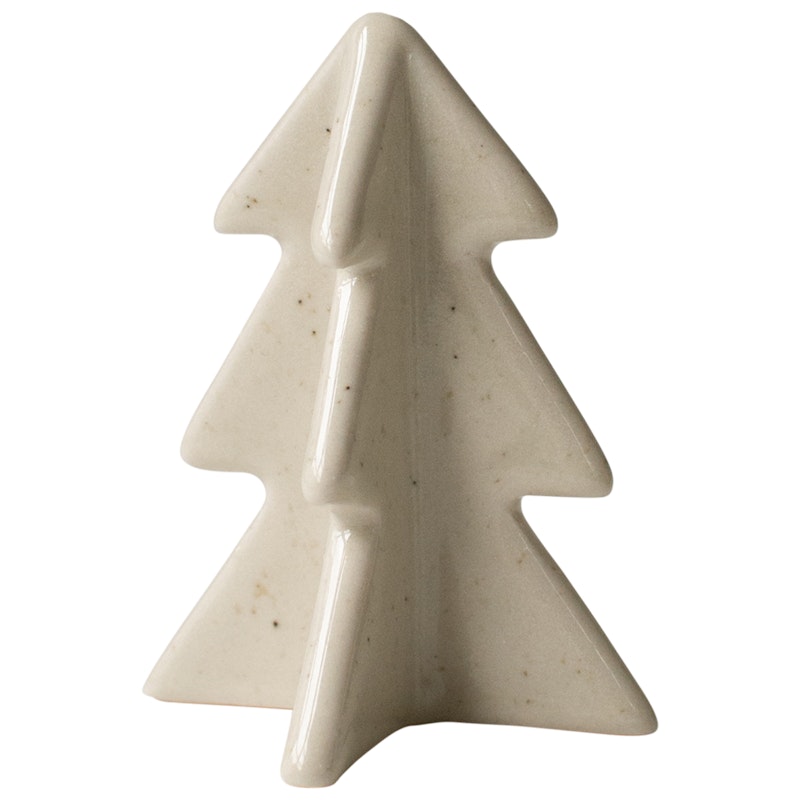 Winter Tree Dekorasjon 7 cm, Vanilje