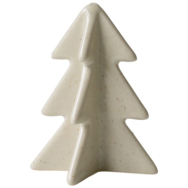 Winter Tree Dekorasjon 8 cm, Vanilje