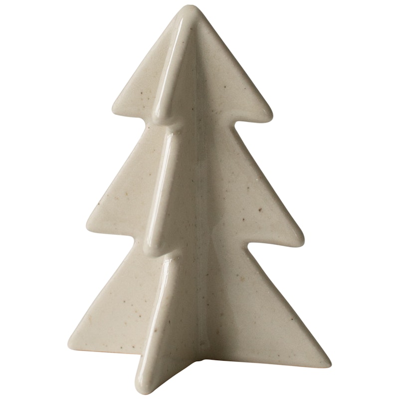 Winter Tree Dekorasjon 9,5 cm, Vanilje