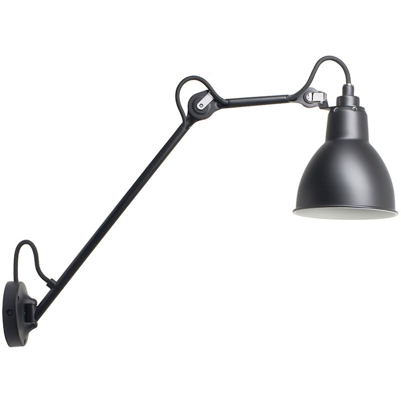 Lampe Gras N°122 SW Vegglampe, Sort