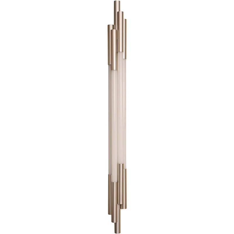 Org Vegglampe 105 cm, Nikkel