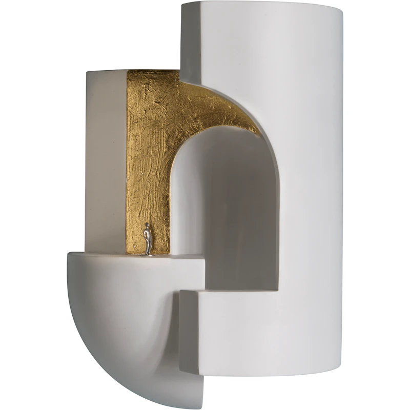 Soul Story 2 Vegglampe, Hvit / Gull