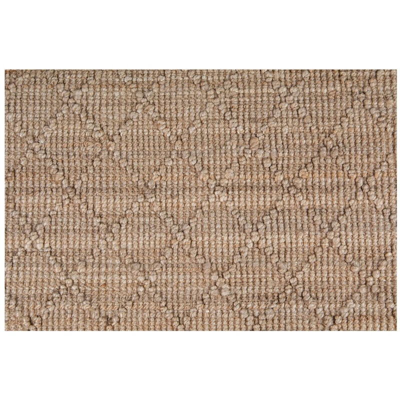 Knåter Teppe Jute Naturfarget, 60x90 cm