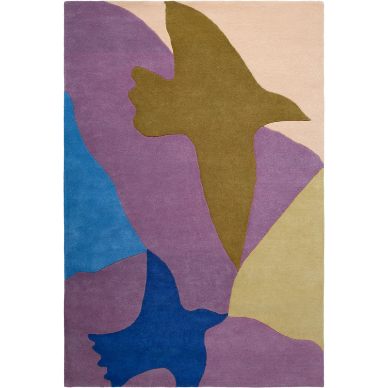Bird Ullteppe 300x400 cm, Blå