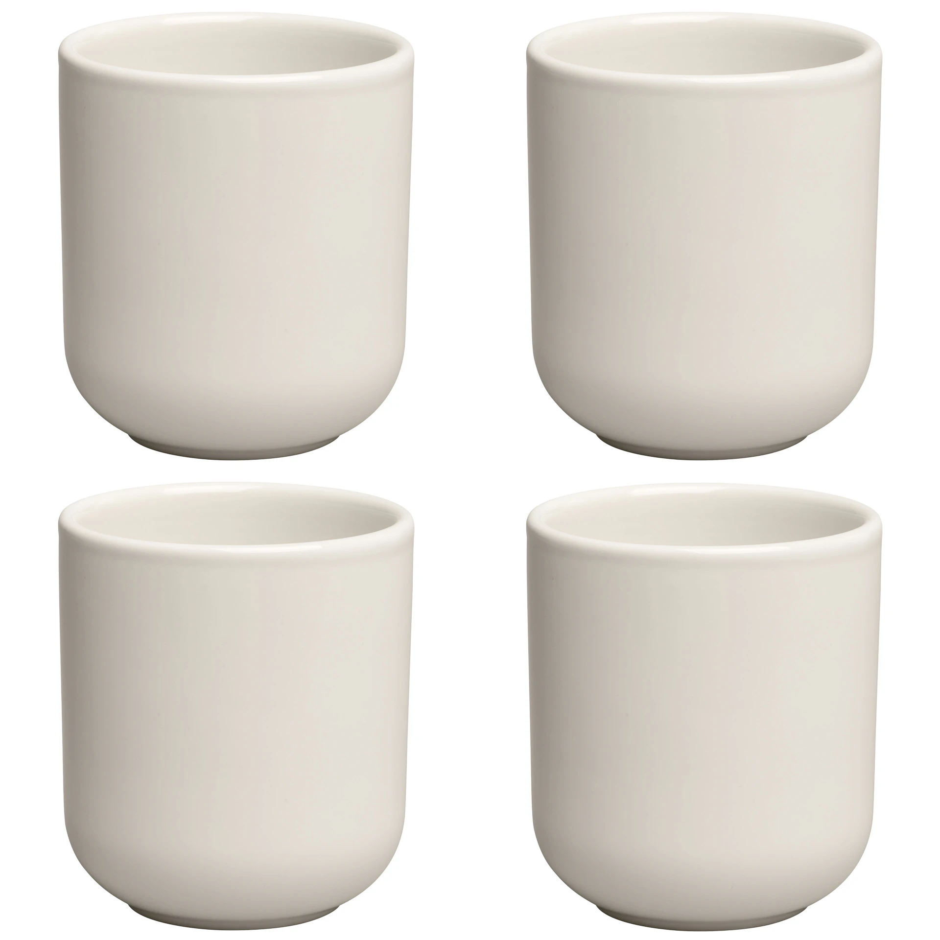 Decotique Bon Espressokopp 4-pk Ivory -  Espressokopper Stengods Elfenben - 402151+402151+402151+402151