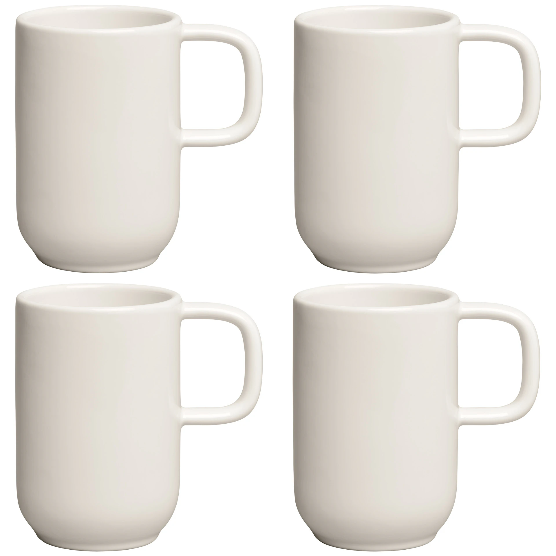 Decotique Bon Krus 4-pk Ivory -  Kaffekopper Stengods Elfenben - 402145+402145+402145+402145