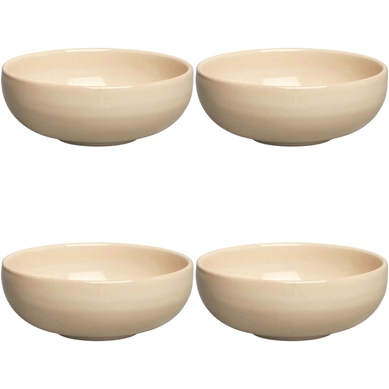 BON Liten Skål 12 cm 4-pk, Beige