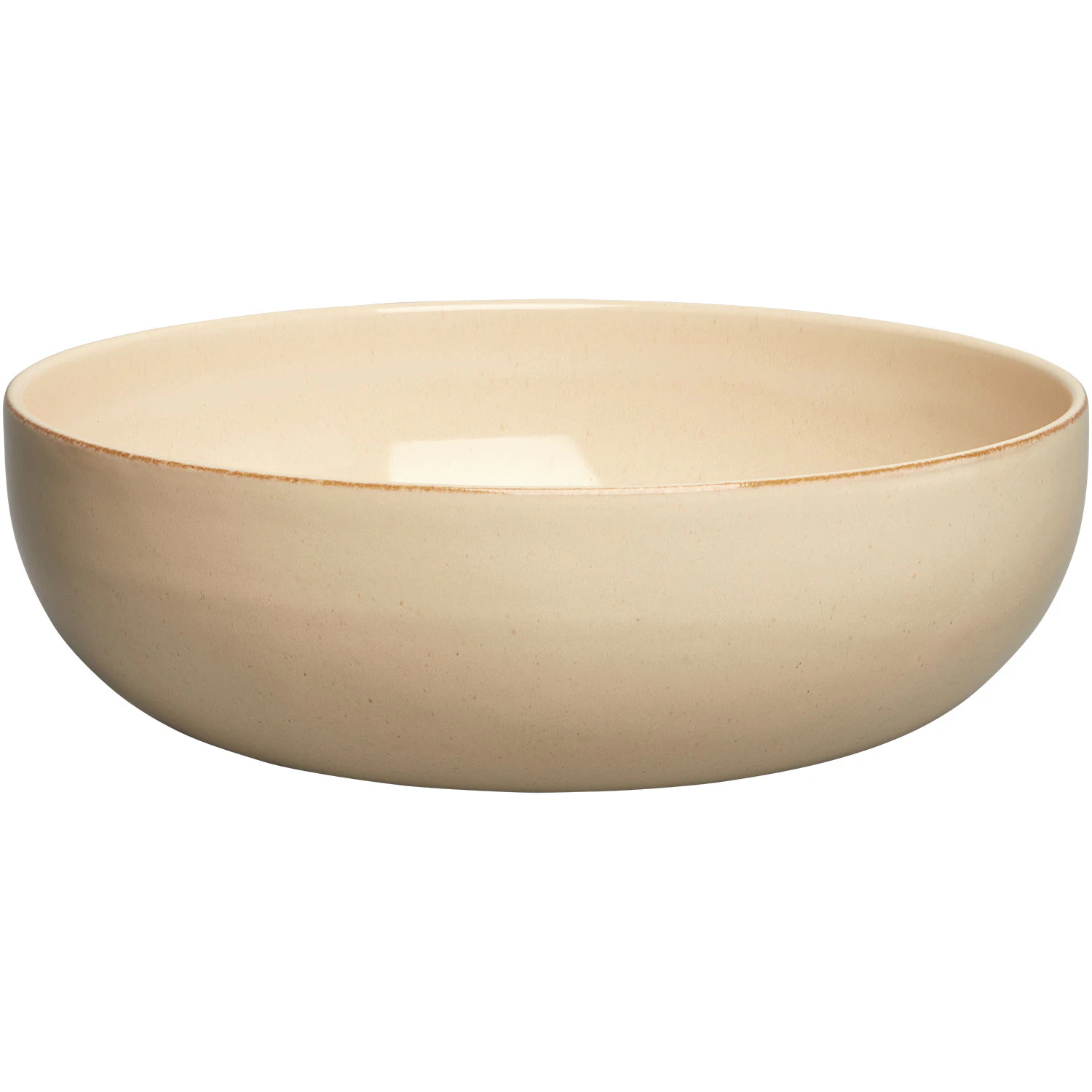 Decotique Bon Salatbolle 26 Cm  -  Serveringssk&aring;ler Stengods Beige - FF0311840000