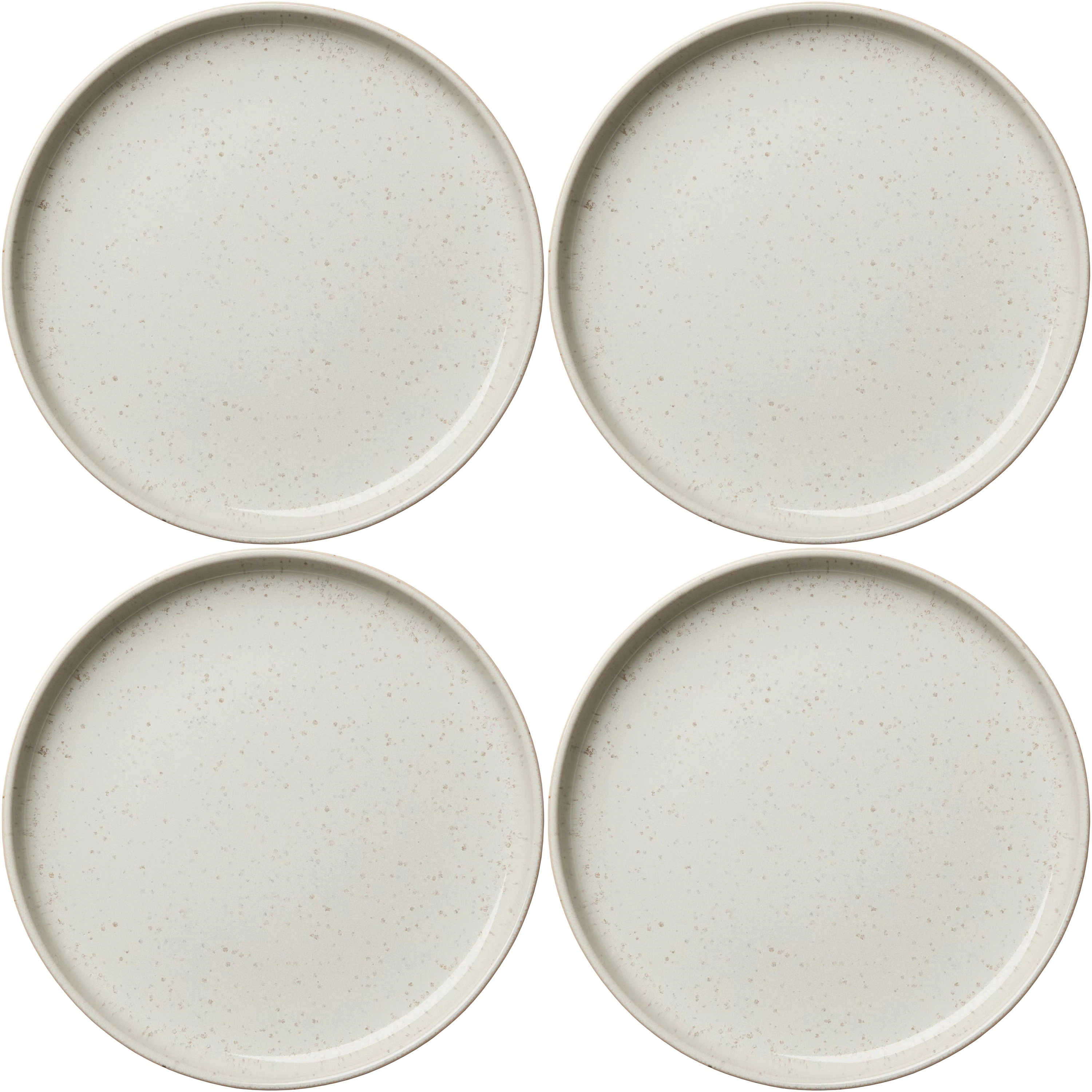 Decotique Bon Tallerken 22 Cm 4-pk  -  Tallerkener Stengods Steam - 390016+390016+390016+390016