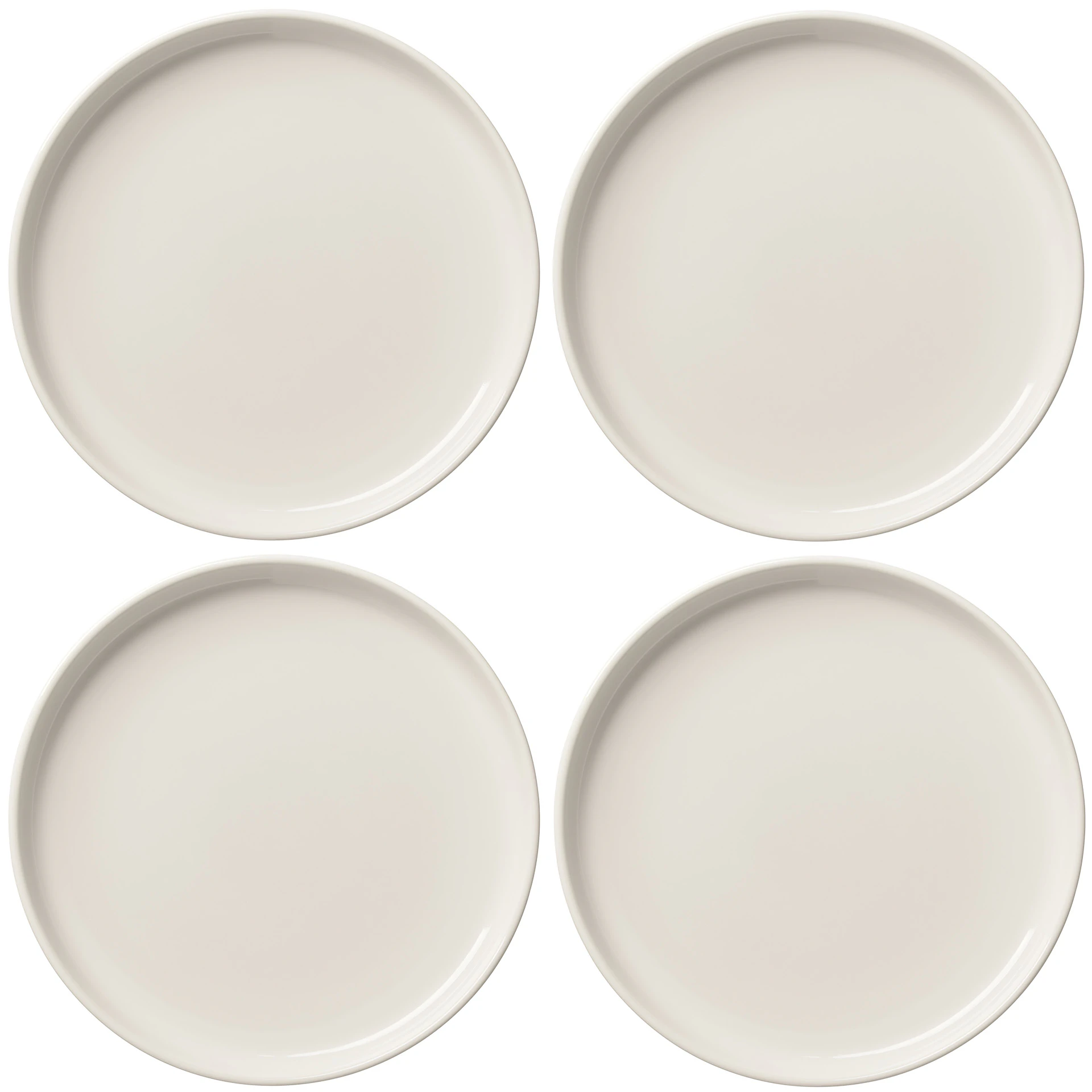 Decotique Bon Tallerken 22 Cm 4-pk Ivory -  Tallerkener Stengods Elfenben - 402141+402141+402141+402141