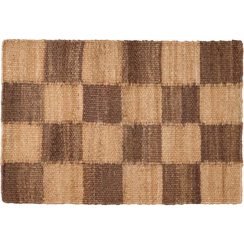 Chess Dørmatte 60x90 cm, Natural Jute / Brun