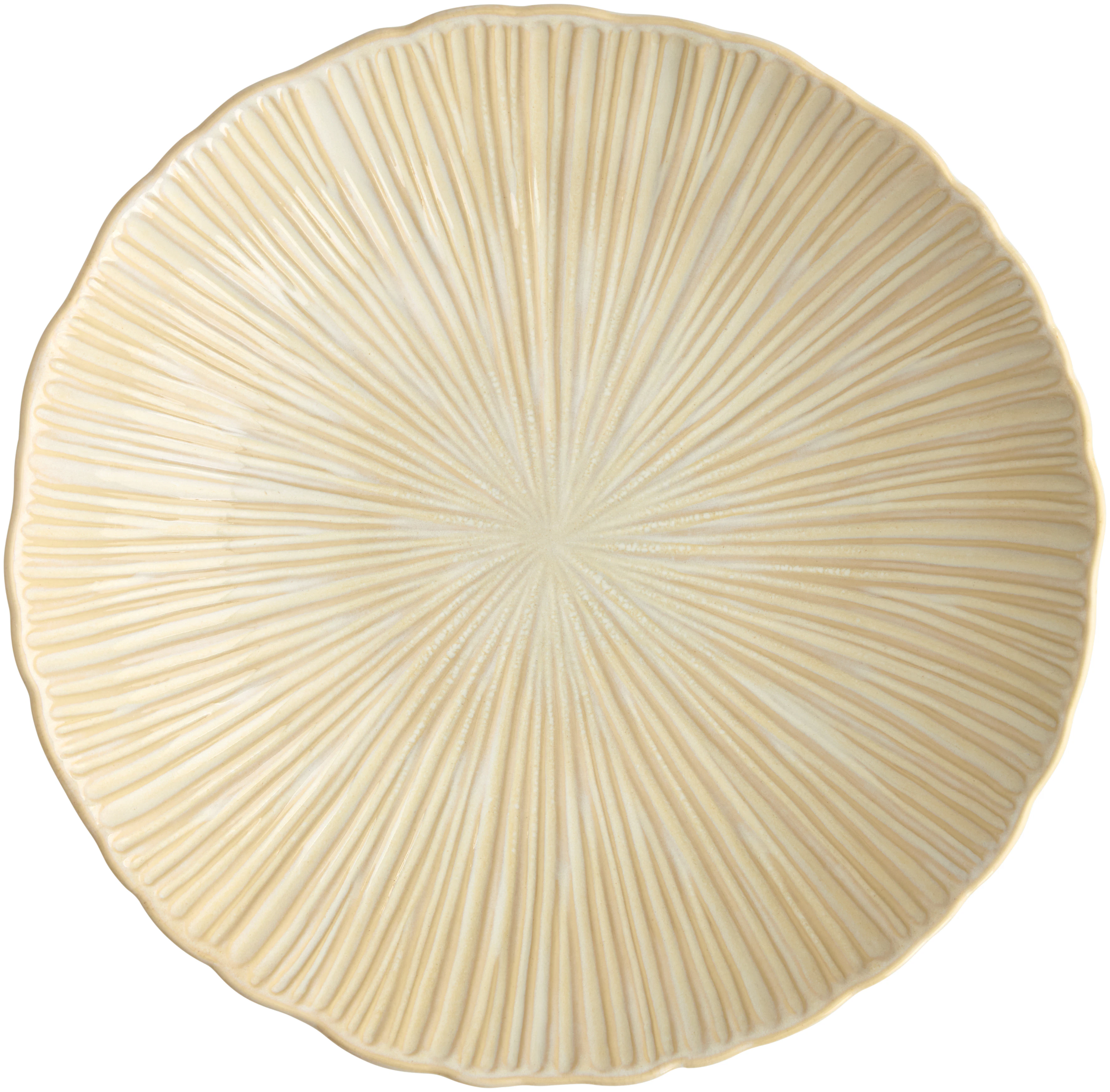 Decotique Daisy Salatbolle 35 Cm  -  Salatsk&aring;ler Stengods Cream - 7585 D3954