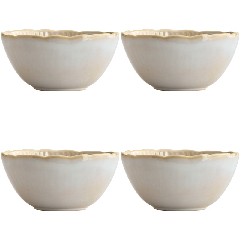 Daisy Skål 16 cm 4-pk, Cream