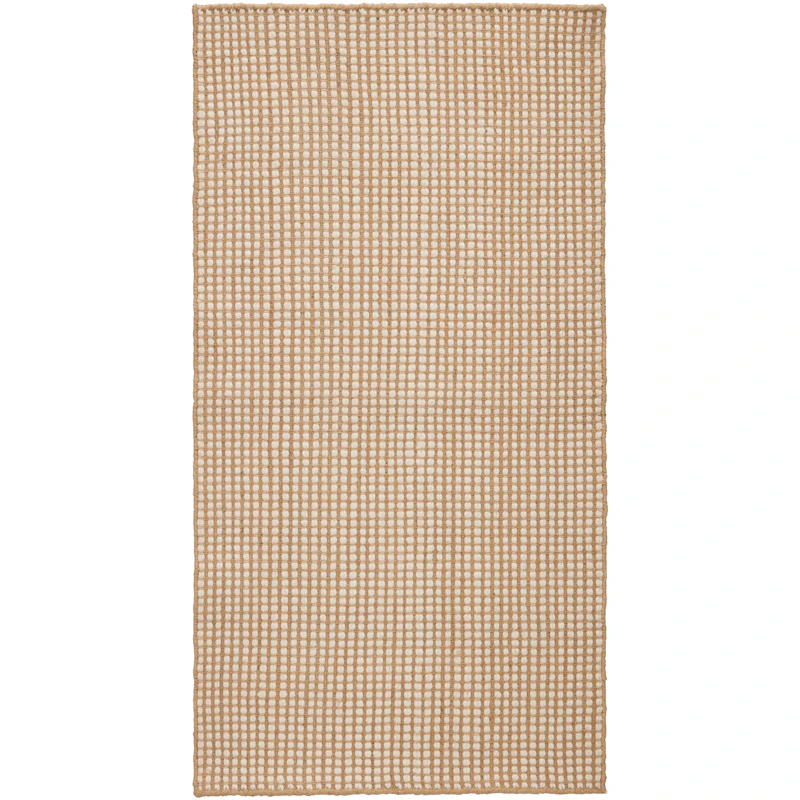Dotted Ullteppe Naturlig, 75x150 cm