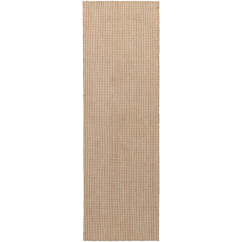 Dotted Ullteppe Naturlig, 75x250 cm