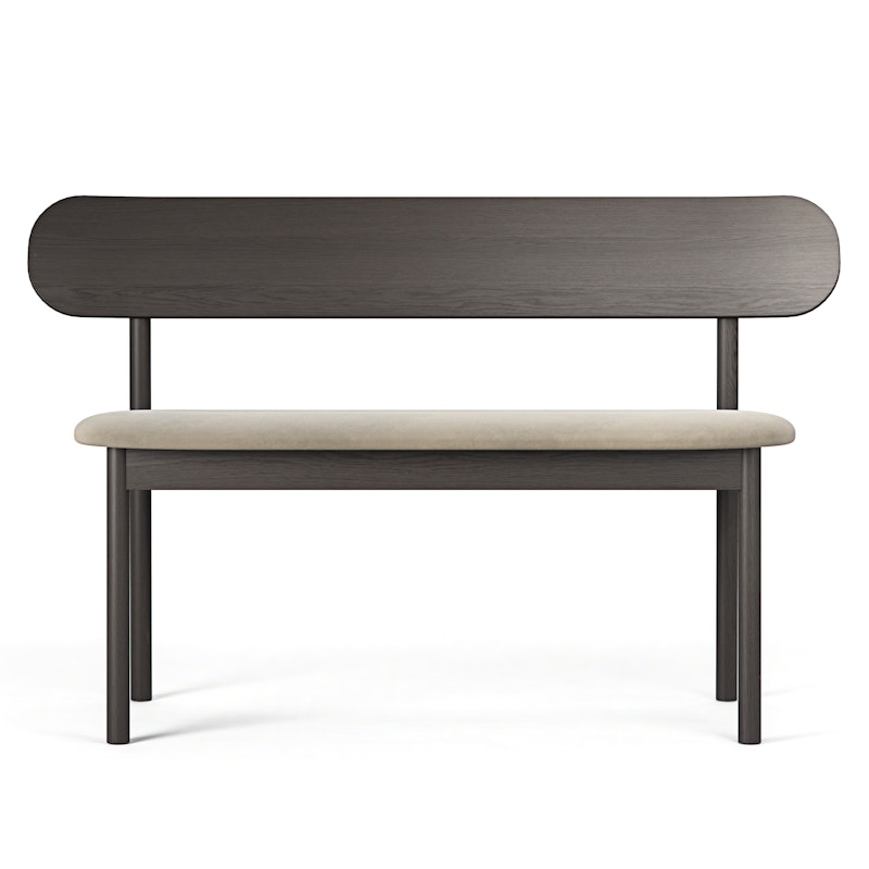 Elephant Benk Smoked Oak / Beige Velvet