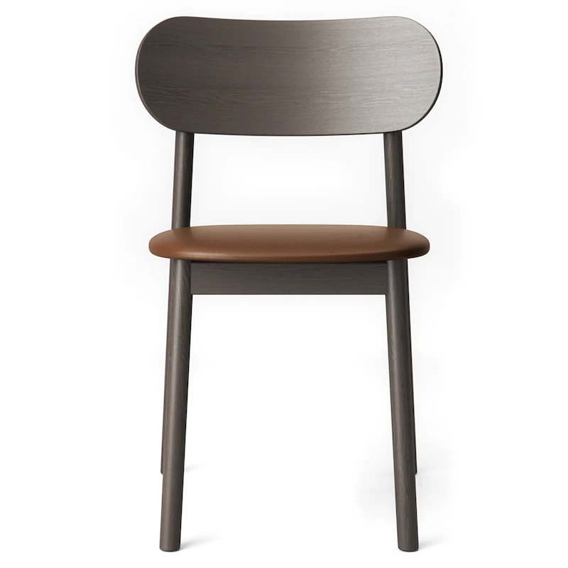 Elephant Stol, Mørk Eik / Brunt Lær