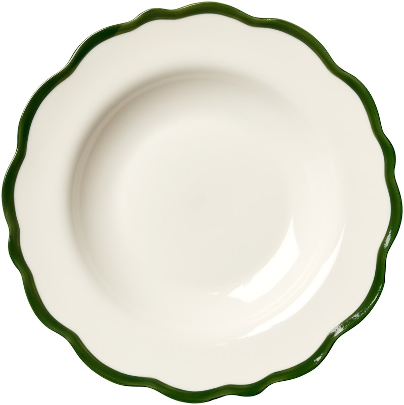 Fleur Skål 23 cm, Mørkegrønn