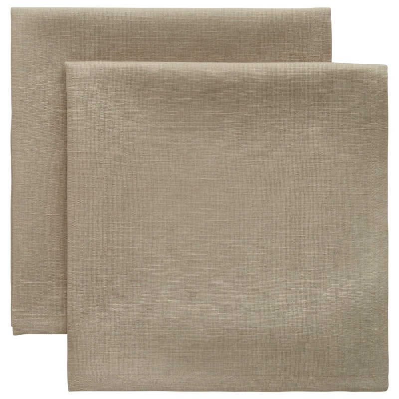 Florence Serviett 45x45 cm 2-pk, Beige