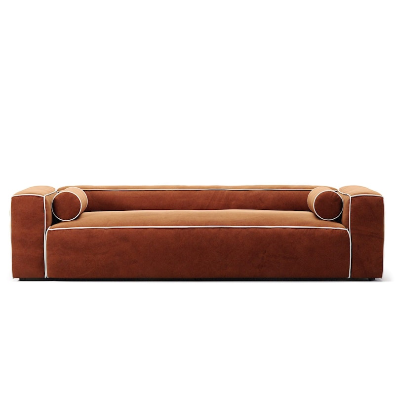 Grand Hue 3-Seter Sofa, Copper Glow / Moon White