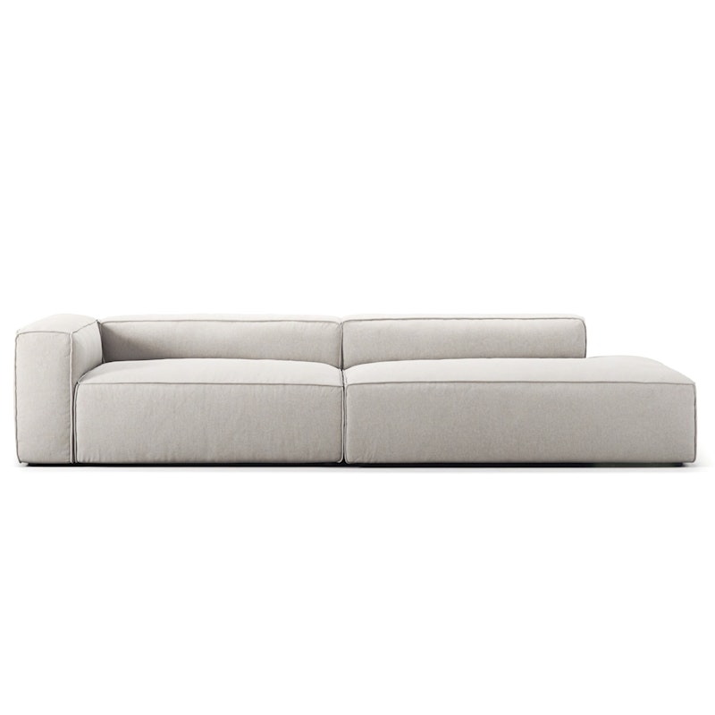 Grand 3-Seter Sofa åpen ende Høyre, Moon White