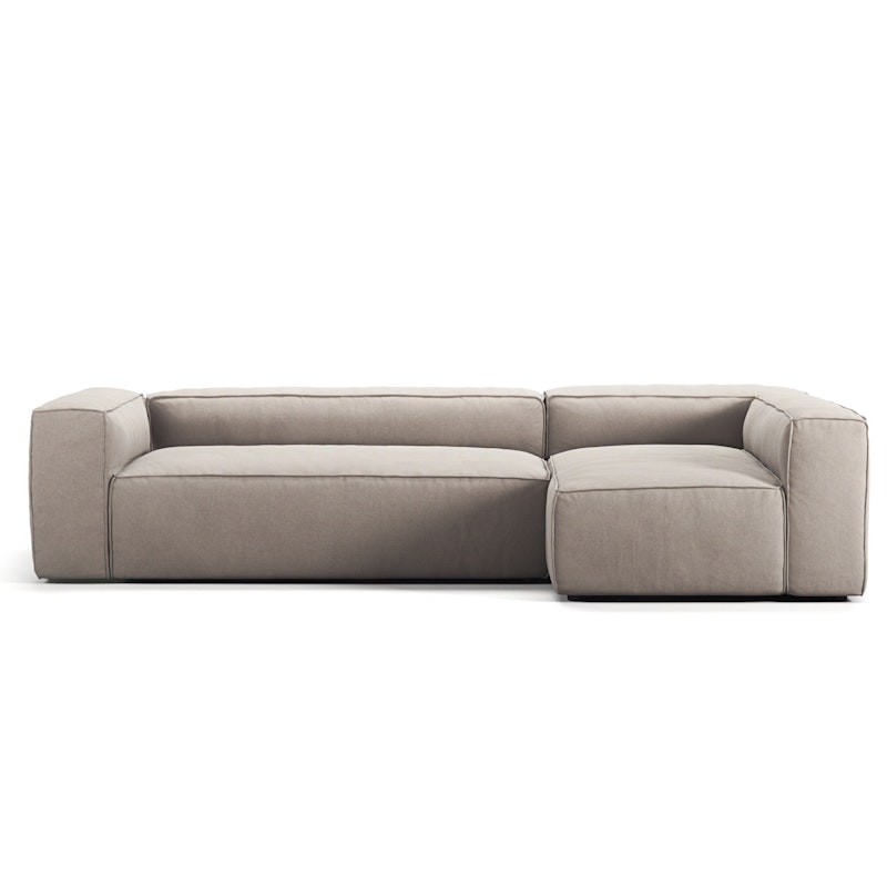 Grand 4-Seter Sofa Divan Høyre, Sandshell Beige