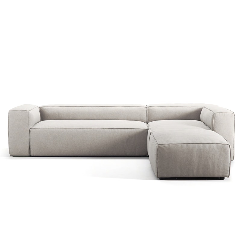 Grand 4-Seter Sofa Divan Høyre åpent endestykke, Moon White