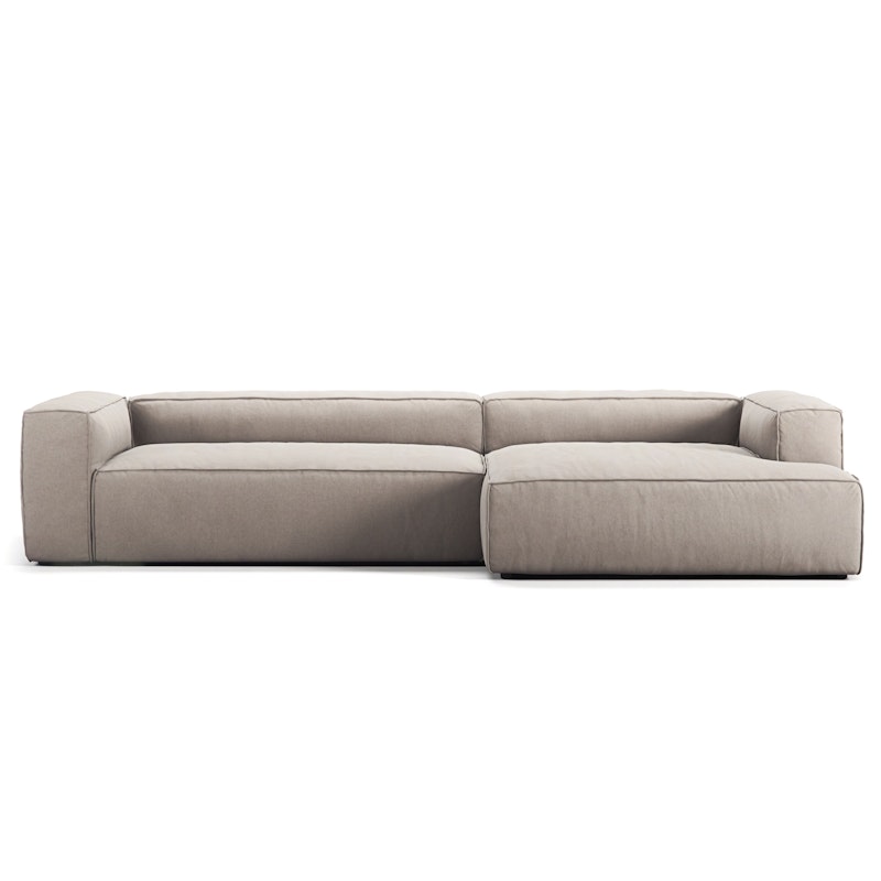 Grand 4-Seter Sofa sjeselong Høyre, Sandshell Beige