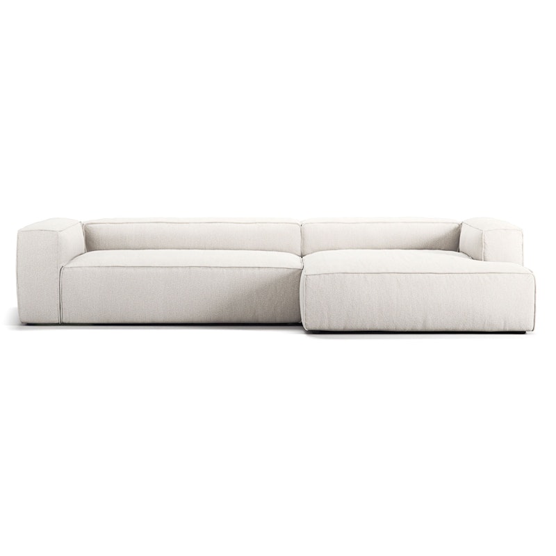 Grand 4-Seter Sofa sjeselong Høyre, Steam White