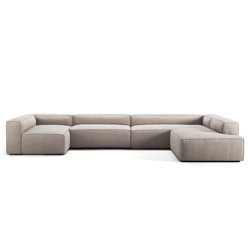 Grand 5-Setersofa divan Høyre, Sandshell Beige