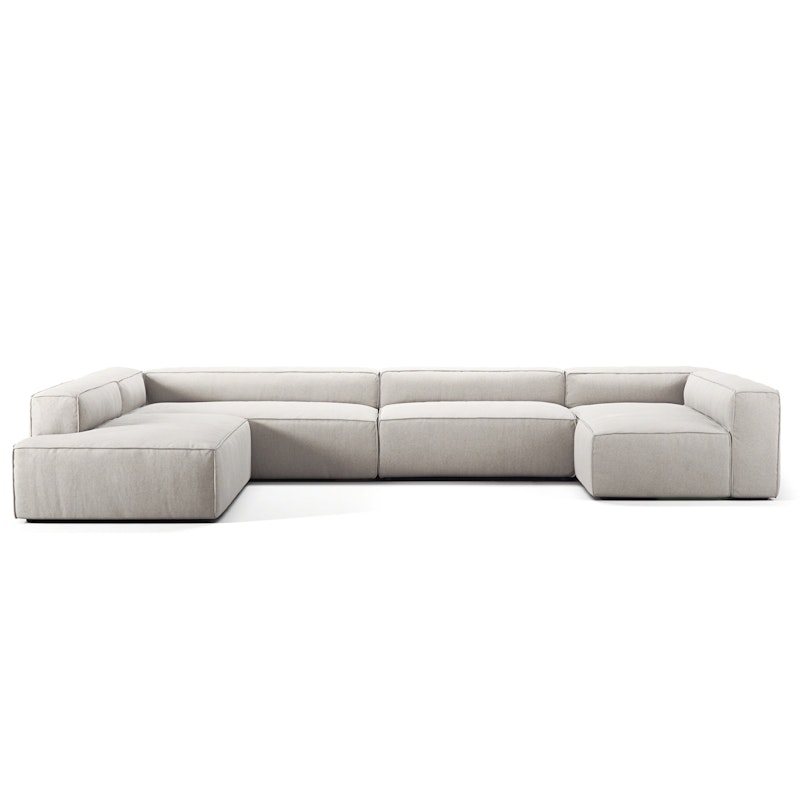 Grand 5-Setersofa divan Venstre, Moon White