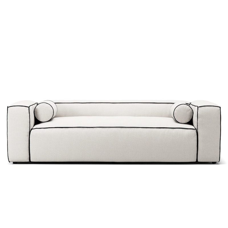 Grand Hue 2-Seter Sofa, Steam White / Mine Graphite