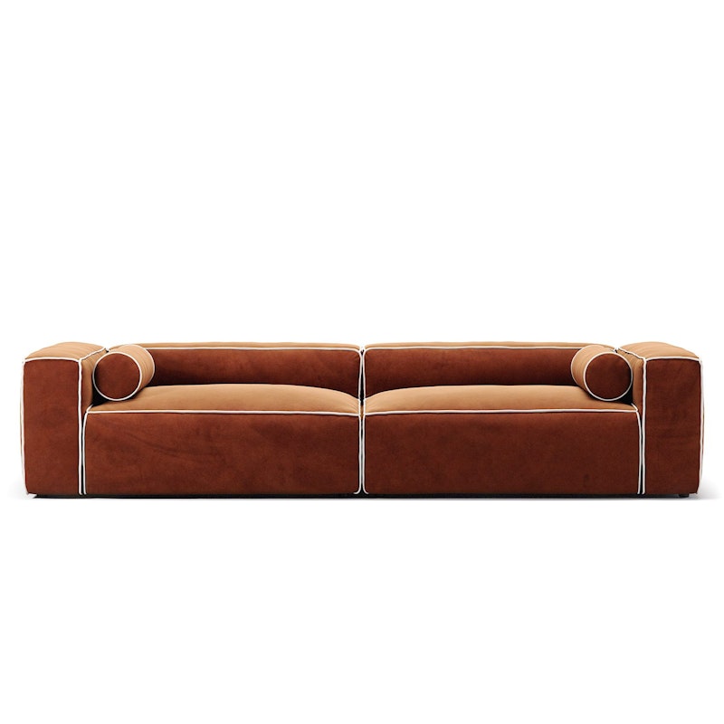 Grand Hue 4-Seter Sofa, Copper Glow / Moon White