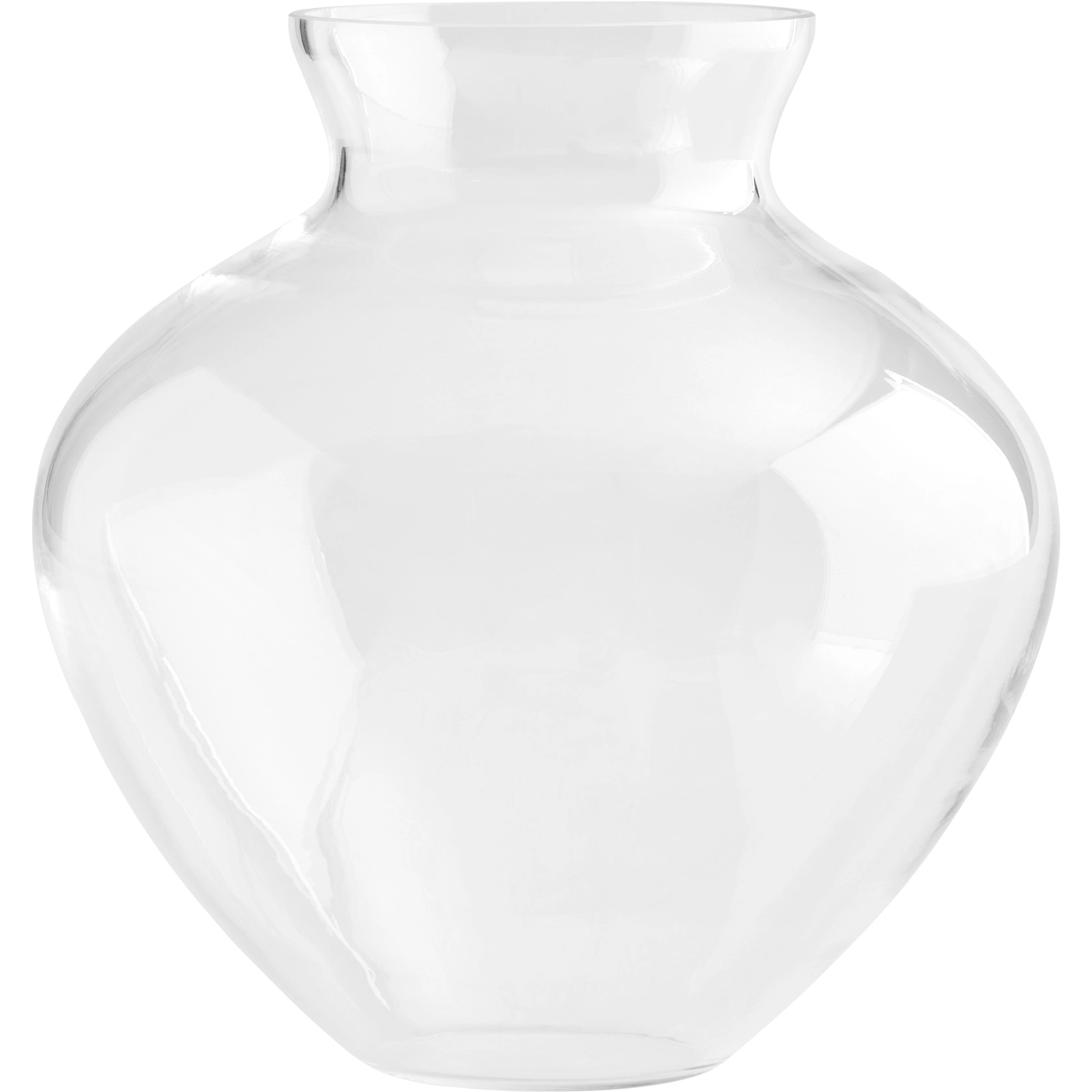 Decotique Juna Vase 23 Cm  -  Vaser H&aring;ndbl&aring;st Glass Klar - 9203943